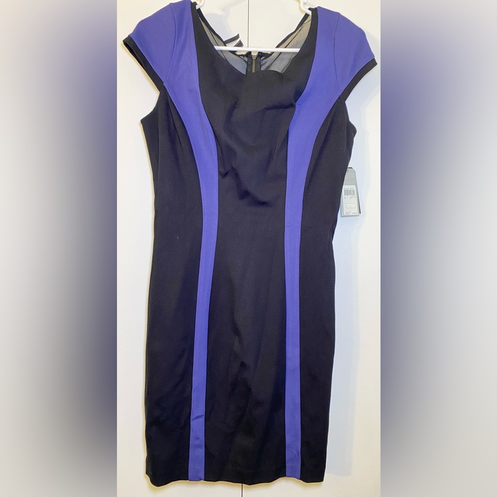 Guess Black and Purple Dress (US10 Ptp17-19") - Picture 3 of 7